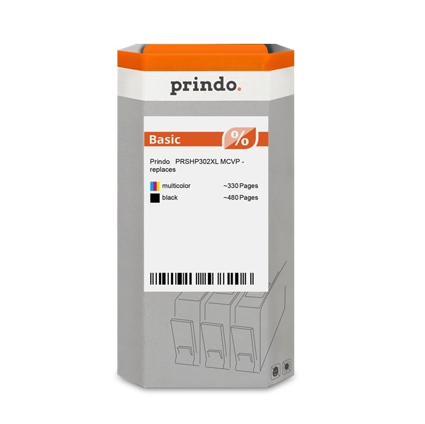 Prindo - HP 302 XL Multipack nero / differenti colori - Imprint Italia